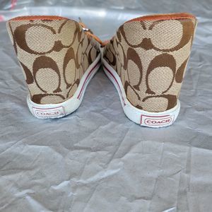 Coach Women's Tan Slip-On Shoes